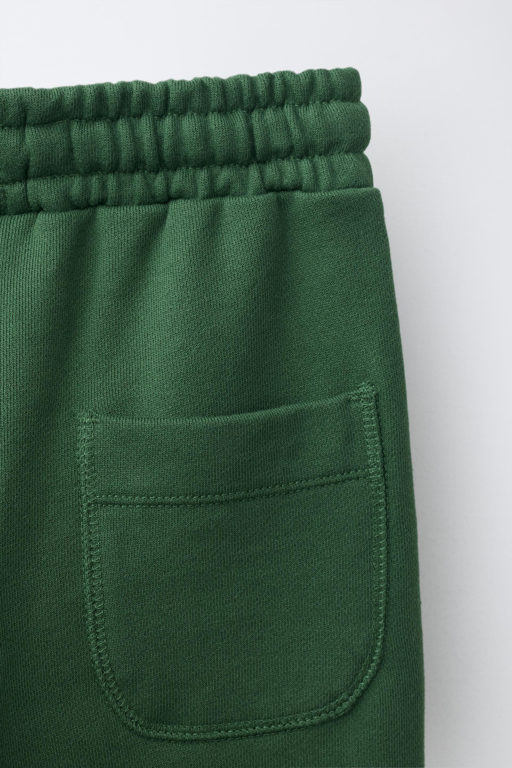 ZARA ДЖОГГЕРЫ VARSITY, ЗЕЛЕНЫЙ