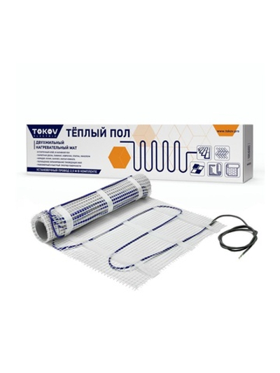 Комплект "Теплый пол" (мат) 150Вт/кв.м 0.75кв.м TOKOV ELECTRIC TKE-MAT150-112-0.75