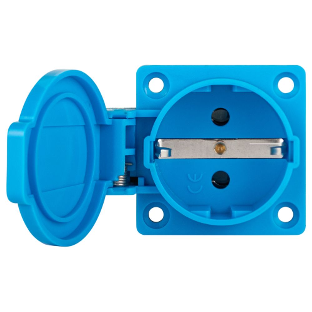 Розетка ЭРА R(PAN)-16-2P-PE-IP54 панельная скрытая с крышкой 112 2Р+PЕ 16А 220В IP54 | Электротовары