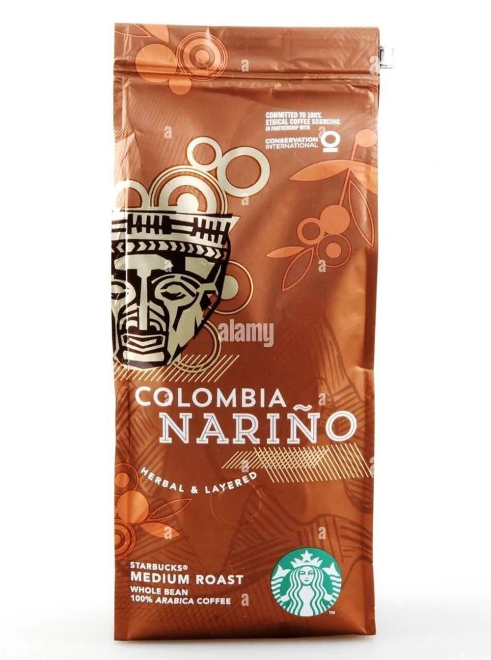 Starbucks Colombia Narino кофе в зернах 250 г