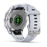 Смарт-часы Garmin Fenix 8 Amoled 43мм Silver c белым силиконовым ремешком, 010-02903-00