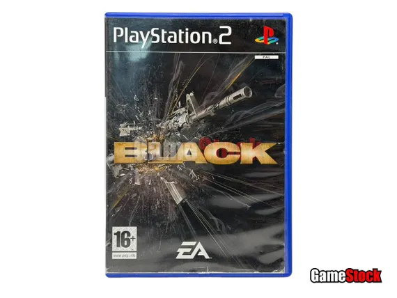 PS2 Black (Б/У, Английская версия, SLES-54030, PAL)