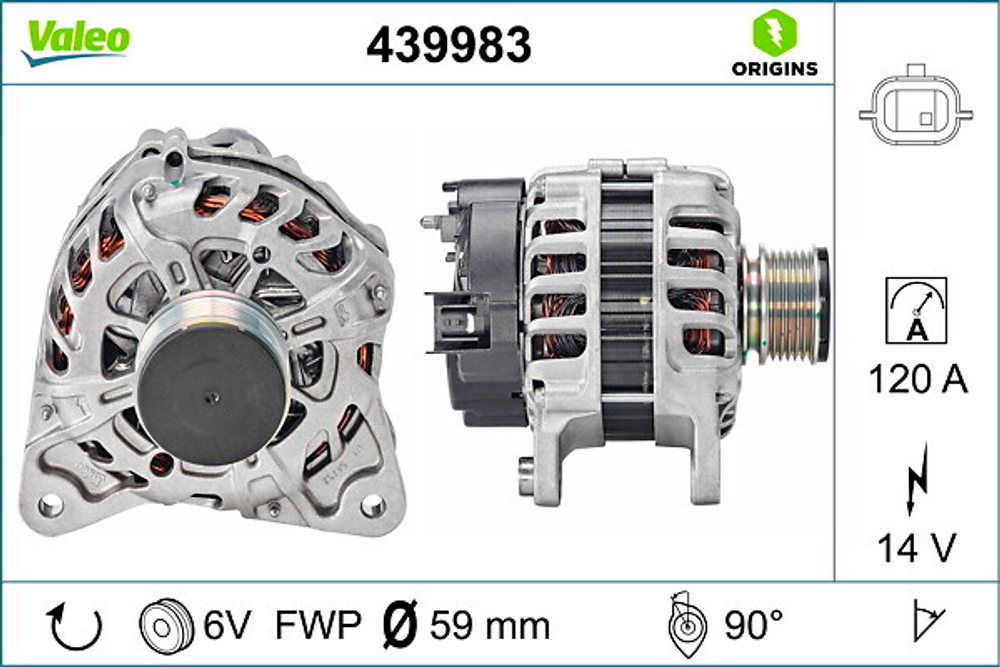 VALEO - 439983-VAL - Alternator
