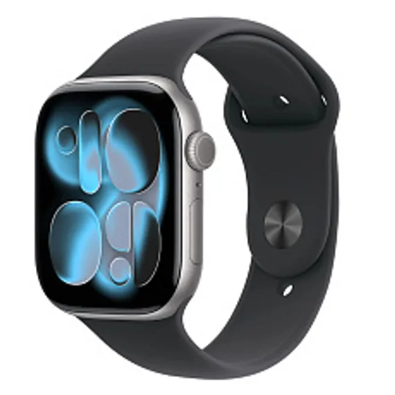 Часы Apple Watch Series 11 46mm Space Grey Aluminium Case, Sport Band (Black) M/L