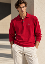 Хлопковое поло Lacoste, S