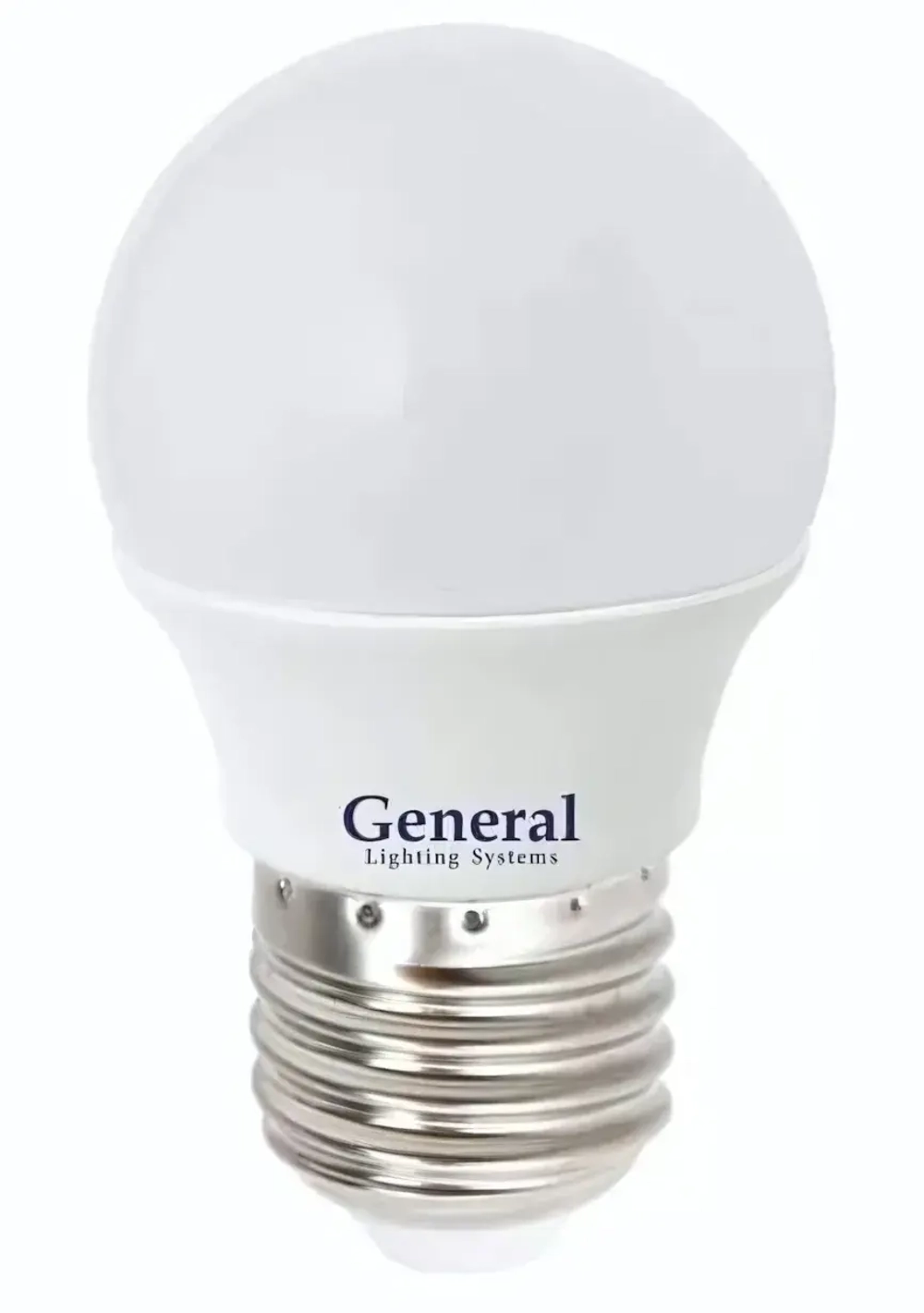 Лампа светодиодная GENERAL, Е14, 8Вт, G45 (шар), 220В, 720лм, 3000К (теплый белый)
