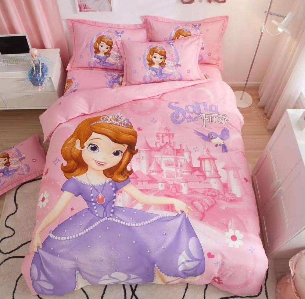 Постельное белье DISNEY 1.5 Полуторка Сатин Принцесcа Sofia