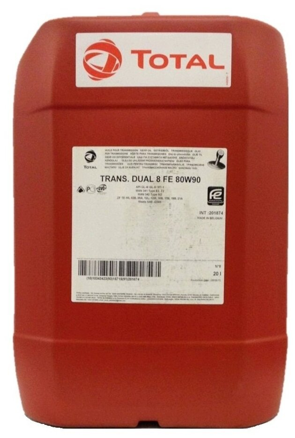 Total Transmission Dual 8 FE 80W-90