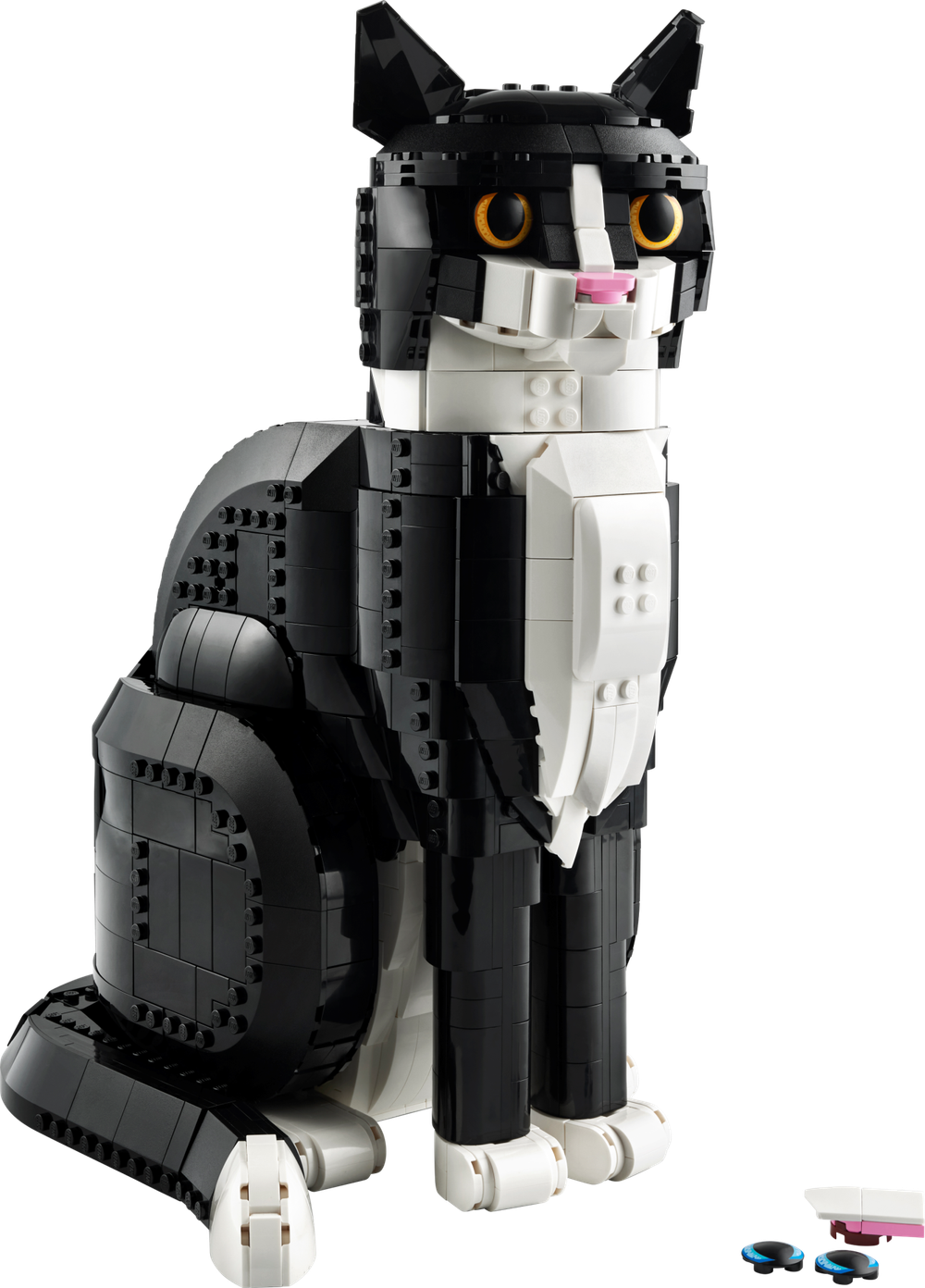 Конструктор Лего Айдиас Кот 21349 | LEGO Ideas Tuxedo Cat 21349 коллекционная модель чёрно-белого кота 1710 деталей 18+