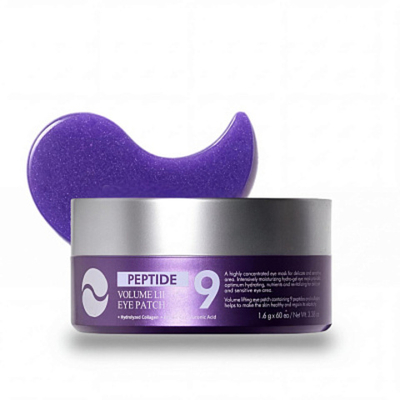 Гидрогелевые патчи лифтинг-действия MEDIPEEL⁺ Peptide 9 Volume Lifting Eye Patch PRO (60шт)