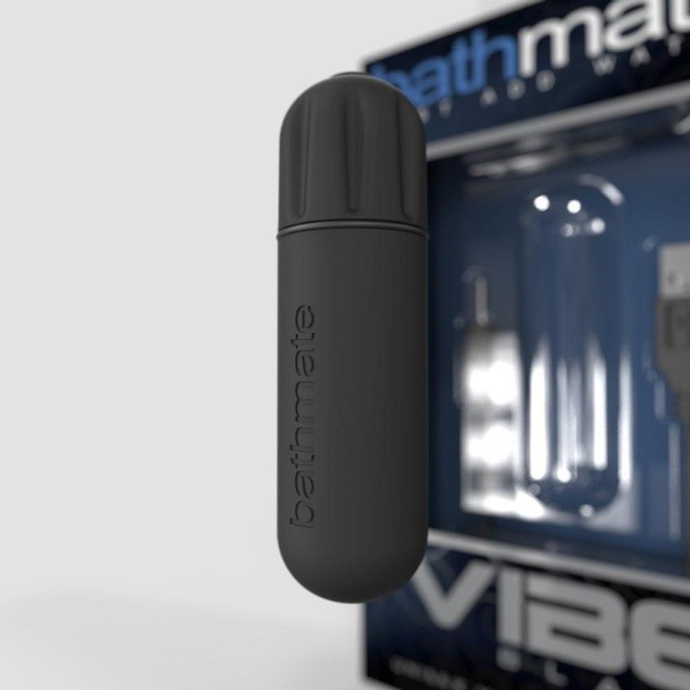 Чёрная перезаряжаемая вибропуля Bathmate Vibrating Bullet Vibe Black (Цвет: черный)