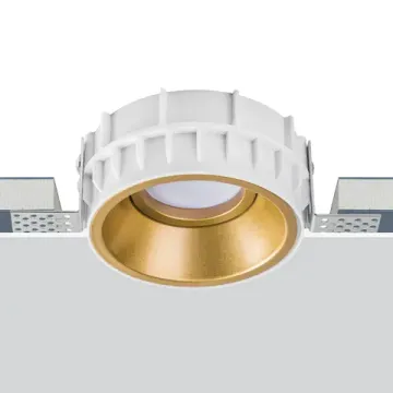 Комплект из светильника и рамки 1*Gu5.3 G214603 золото Round Domino Lightstar