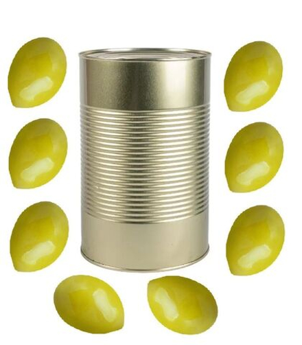 Оливки Зеленые с Косточкой, Attica Food, 4,3кг / Гигантские, Размер 70-90, Консервированные, в Рассоле, Греция.