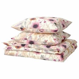 Комплект постельного белья IKEA LONNHOSTMAL (ЛОННХОСТМАЛЬ), Двуспальный, Разноцветный, 240x220, 50x80 см