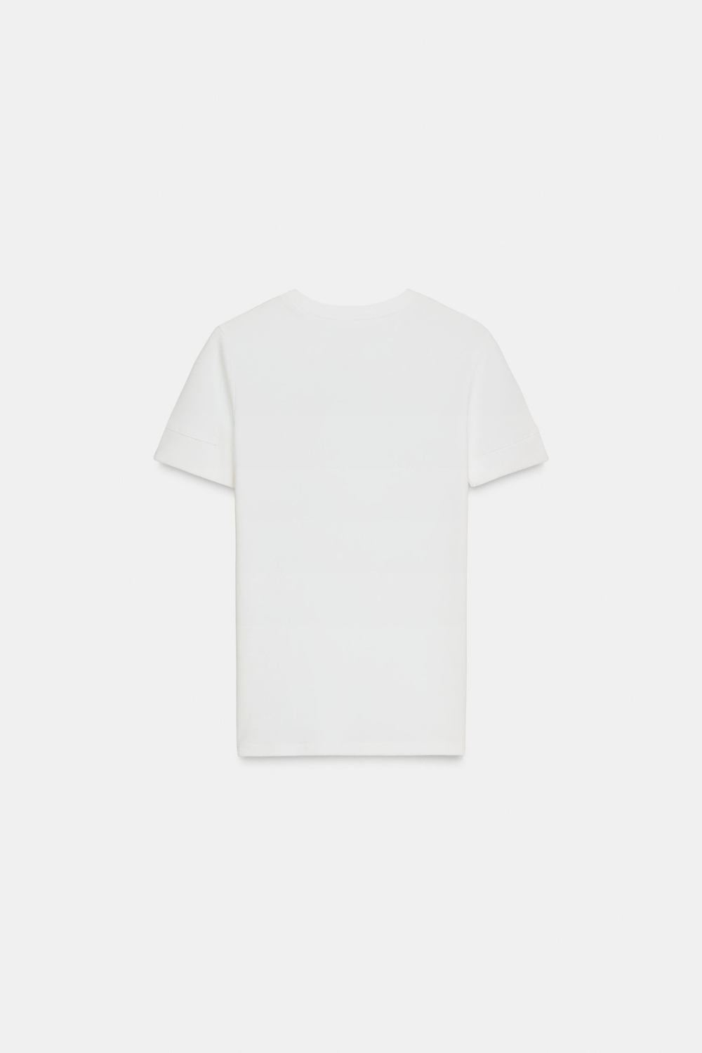 МИНИМАЛИСТИЧНАЯ ФУТБОЛКА С КОРОТКИМИ РУКАВАМИ — ZARA