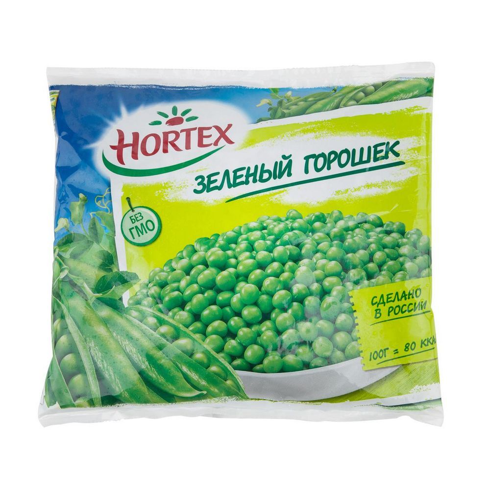 Горошек зеленый Хортекс 400г