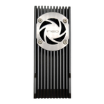 Корпус твердотельного накопителя ineo M.2 NVMe (PCIe) со встроенным охлаждающим вентилятором и переключателем защиты от записи C2598-NVMe.