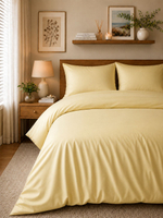 Пододеяльник 180х215 2-спальный Сатин Шуя Хлопок Однотонный Светло Коралловый