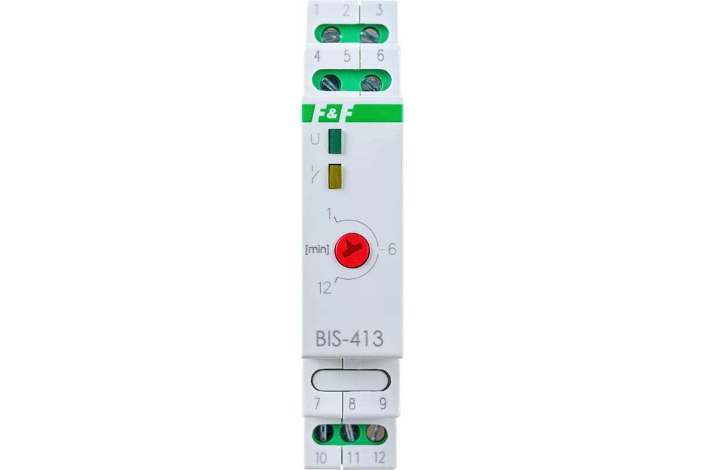 Реле импульсное BIS-413 с встроенным таймером 230В 16А 1P IP20