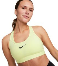 Теннисный бюстгальтер Nike Swoosh Medium Support Non-Padded Sports - luminous green/black