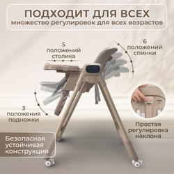 Стульчик-электрокачель BubaGO Aurora 4в1