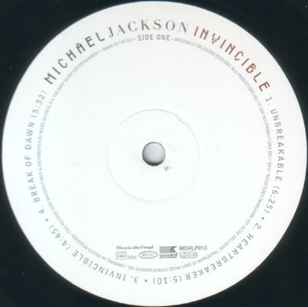 Michael Jackson / Invincible (2LP)