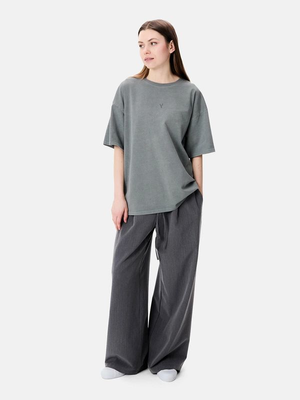 Футболка Garment Dyed оливковая - фото 4