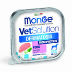 Влажный корм для собак диетический Monge VetSolution Dog Dermatosis Дерматозис при заболеваниях кожи 150 гр