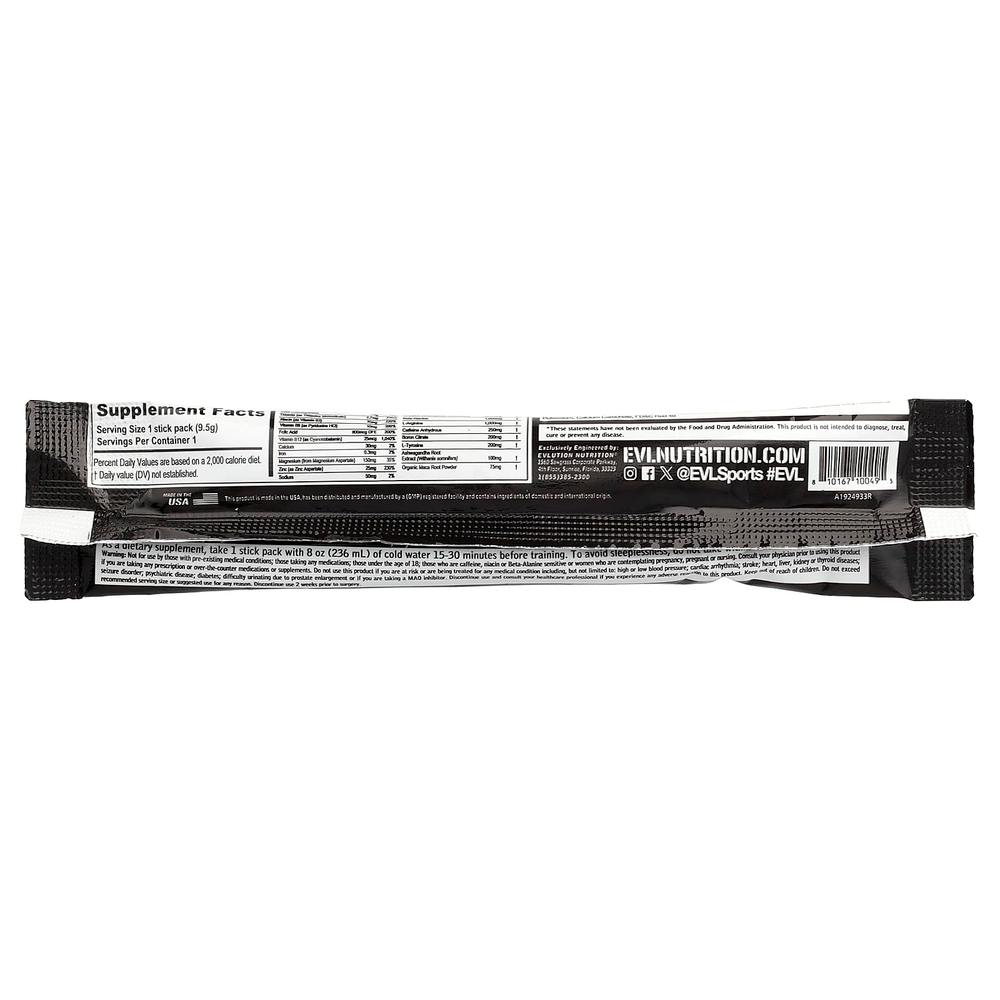 EVLution Nutrition, ENGN® Test, фруктовый пунш, 5 пакетиков по 9,5 г (0,34 унции)