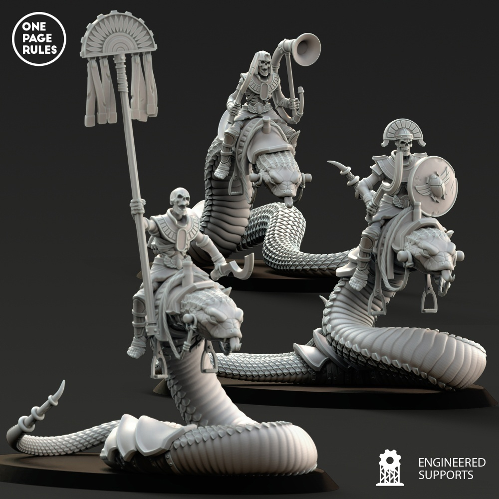 Tomb King Snake Riders Com Gorup