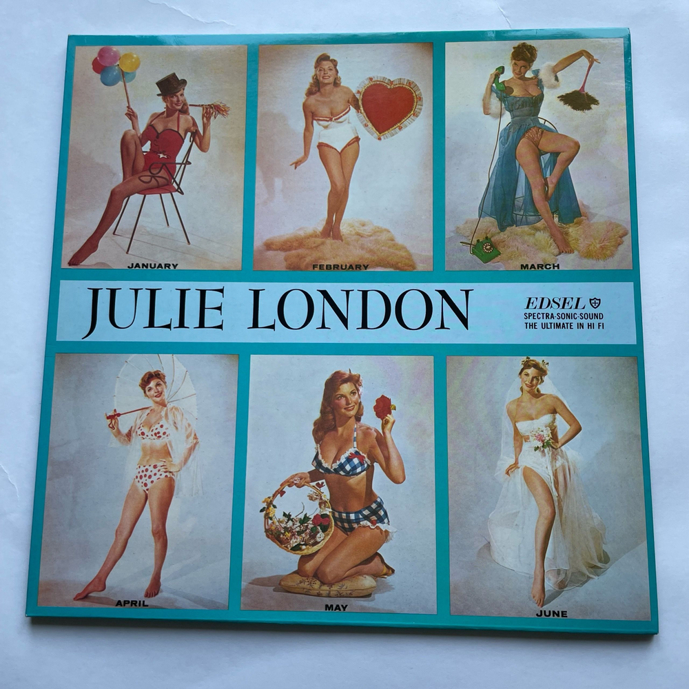 Винтажная виниловая пластинка LP Julie London Calendar Girl (Англия 1982)