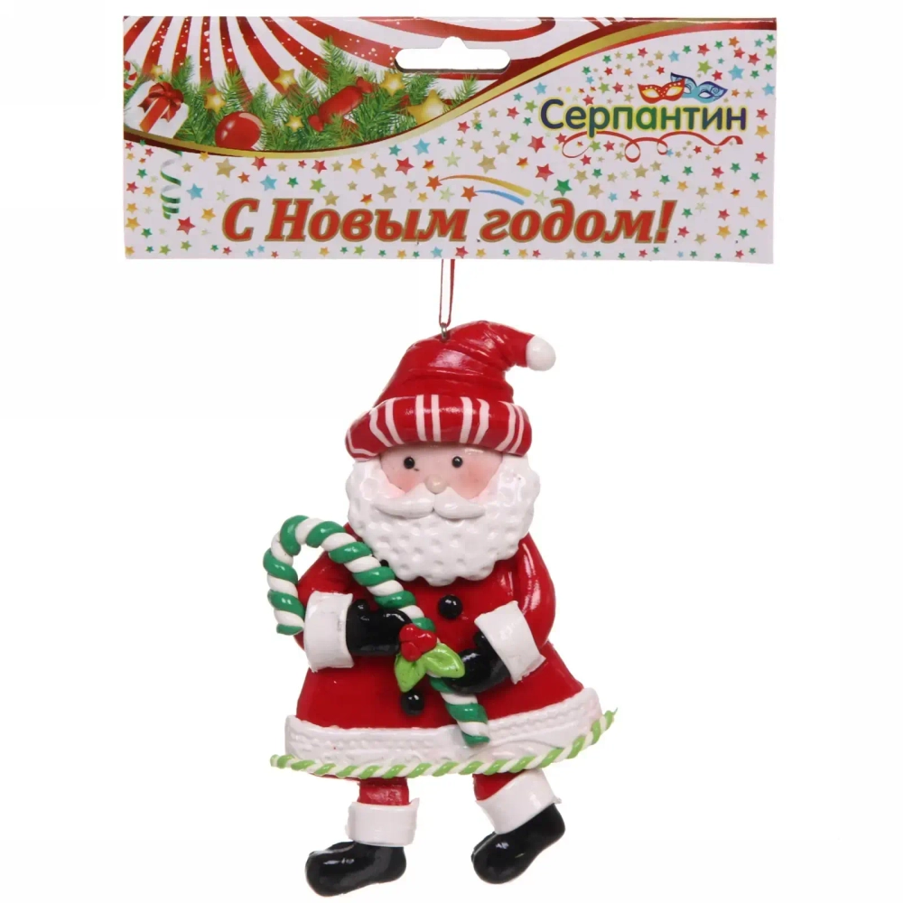 Подвеска Сandy «Весёлый Новый Год» 12,7 см, в ассортименте