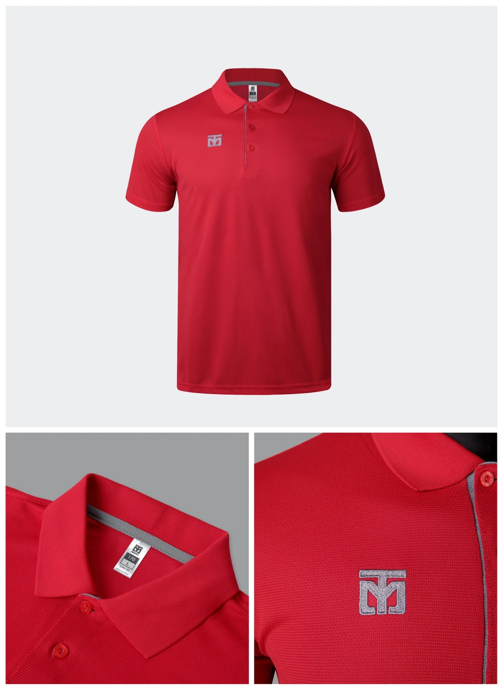 Футболка-поло Mooto Dri-Fit Polo Shirt красная