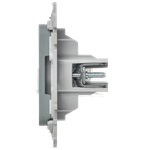 FLITE Розетка компьютерная RJ45 категория 5Е UTP РК5е-1-0-ФлС серый IEK