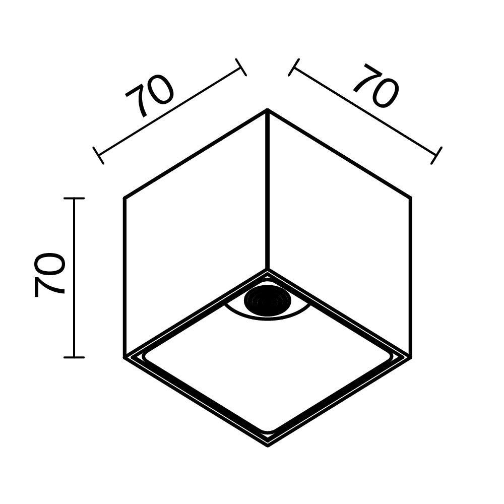 Потолочный светильник Technical C065CL-L12W4K