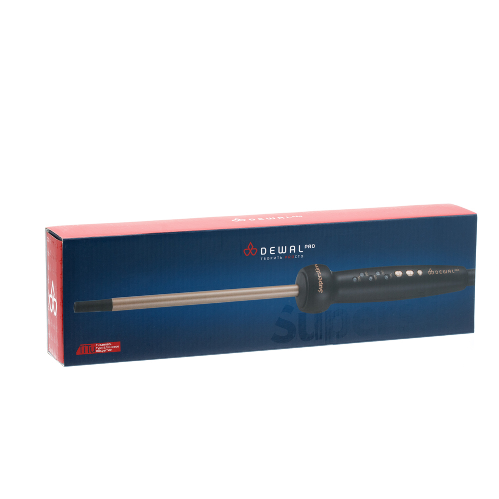 Плойка д/волос DEWAL SUPERSLIM 30Вт 9*9мм