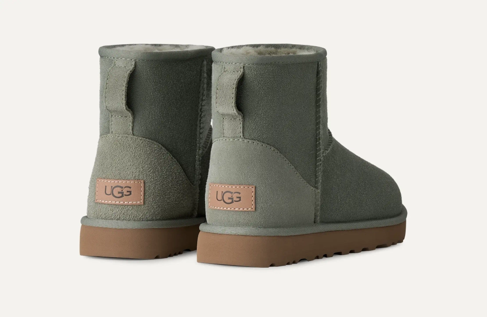UGG Угги Classic Mini, бледно-зеленый