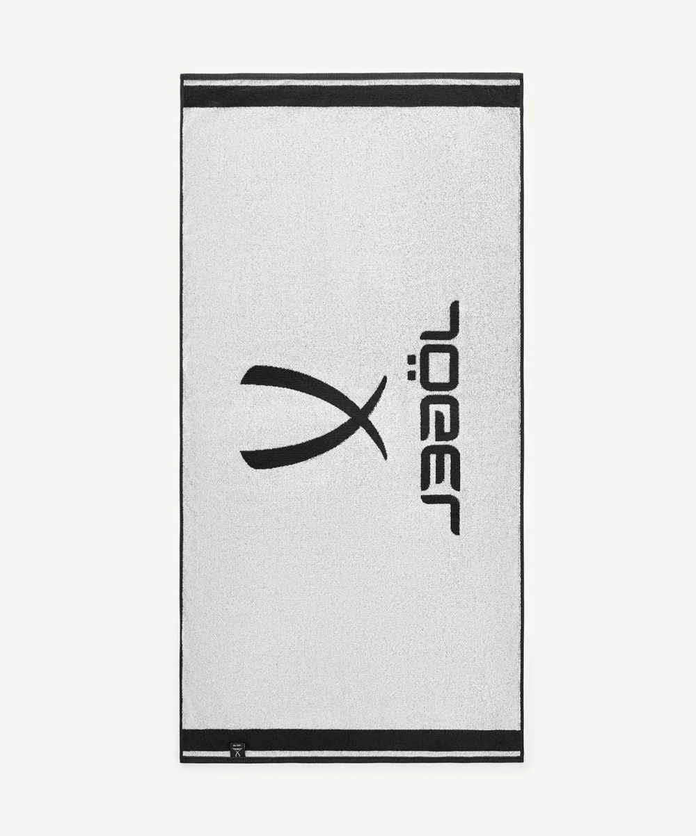 Полотенце спортивное ESSENTIAL Towel L, 70х140, черный/белый