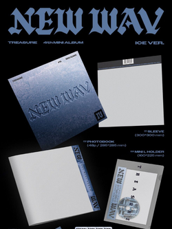 Альбом TREASURE - NEW WAV 4th Mini Album 2 Version SET