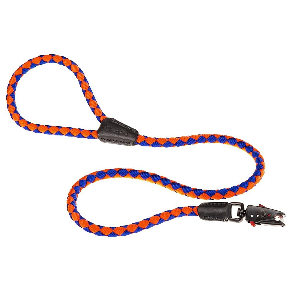 Поводок Ferplast TWIST MATIC G12/110 оранжевый с синим 110 см Поводок Ferplast TWIST MATIC G12/110 оранжевый с синим 110 см