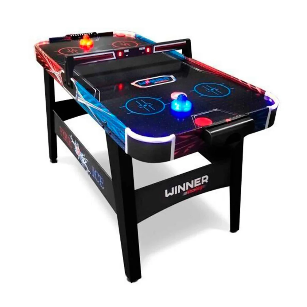 Игровой стол - аэрохоккей «Лед и пламя» 4ф (137,2 х 68,5 х 79 см)