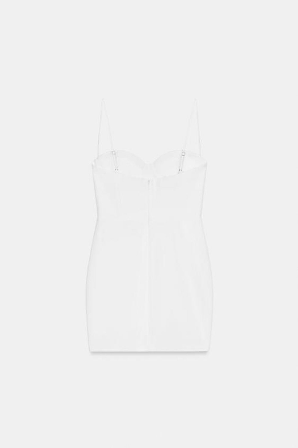 Мини-платье на бретелях с узором в горошек - ZARA