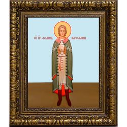 Феликс Карельский преподобный. Икона на холсте.