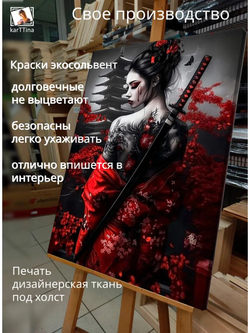 Картина "Ночной страж", галерейная 50х70см 1шт.