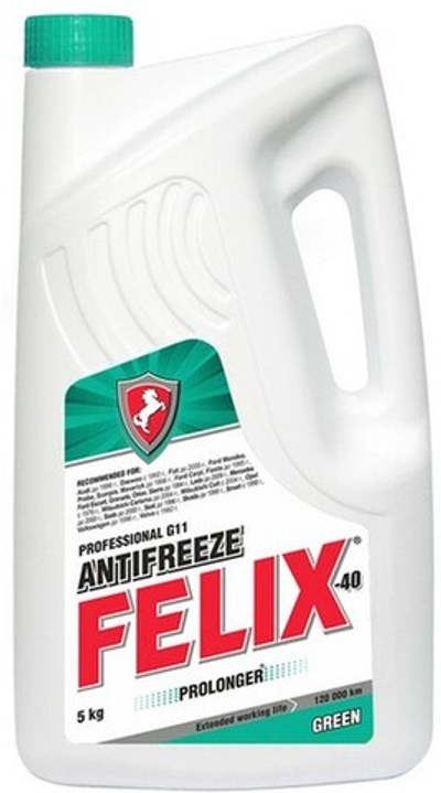 Антифриз Felix PROLONGER готовый -40C зеленый 5 кг 430206031