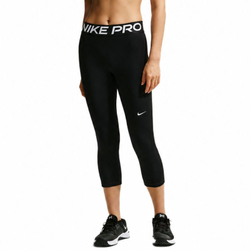 Женские леггинсы Nike Pro Mid-Rise Crop - black/white