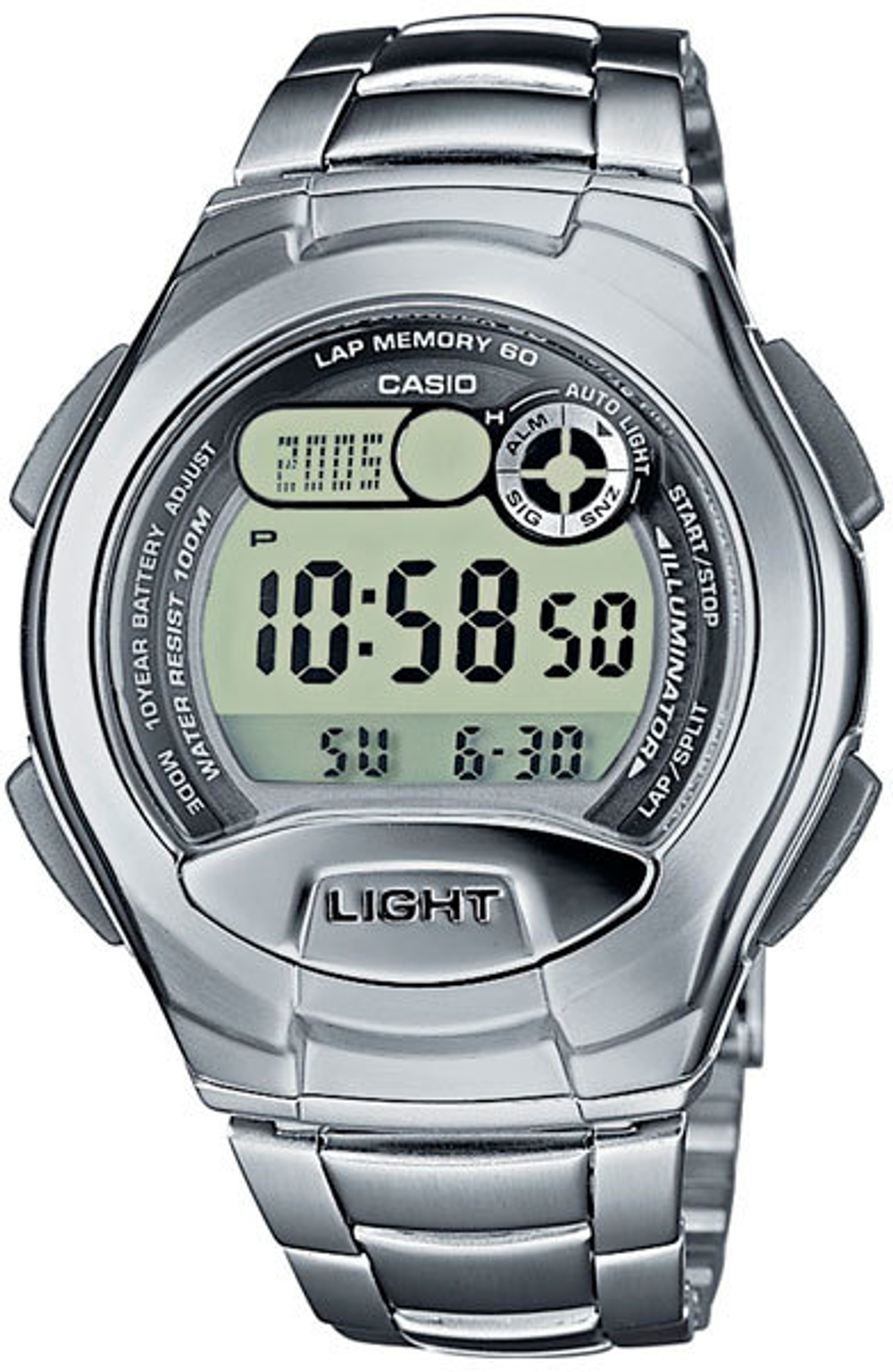 Японские спортивные наручные часы Casio Collection W-752D-1A