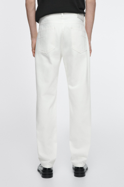 Massimo Dutti Джинсы Slim fit, белый