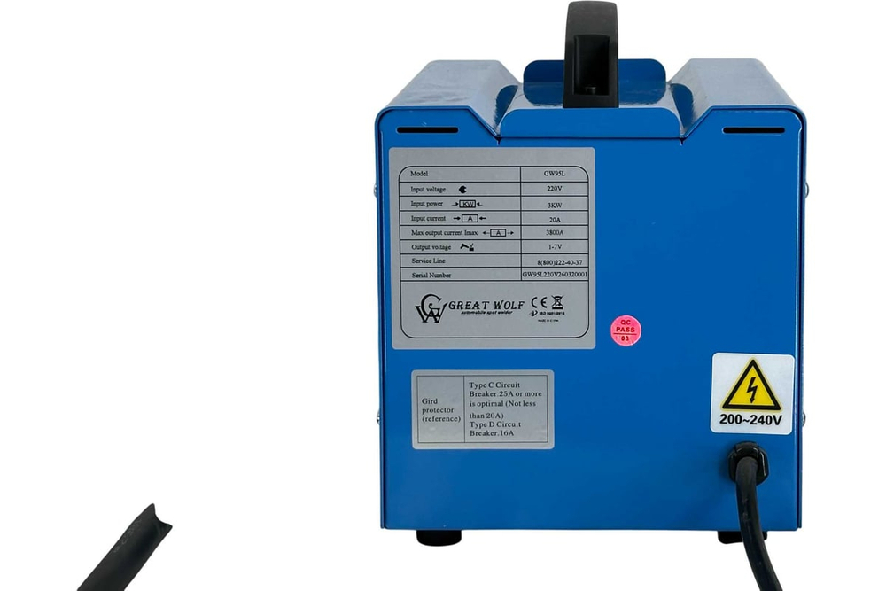 Аппарат точечной сварки Great Wolf GW95L/220v