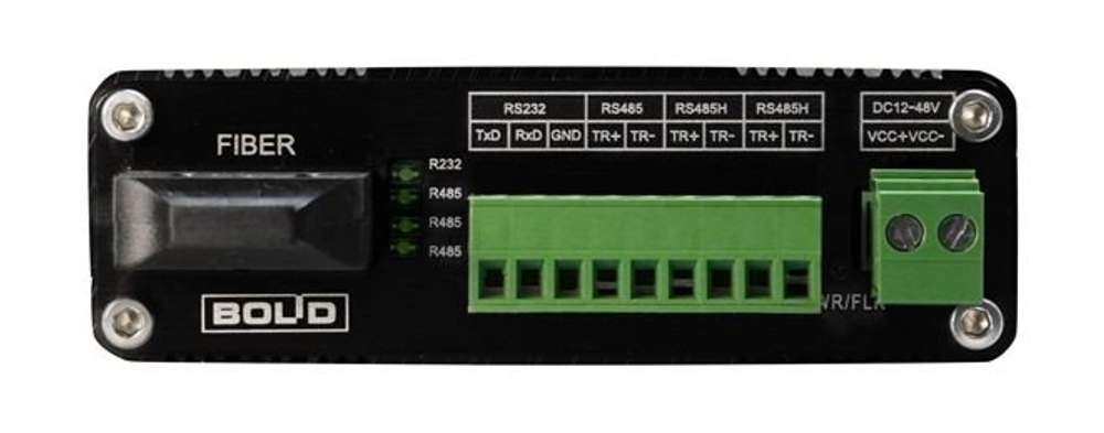 RS-FX-MM Преобразователь интерфейсов RS232/422/485 в оптику и обратно.  Многомодовое волокно до 2 км. Для обмена данными используются два волокна.